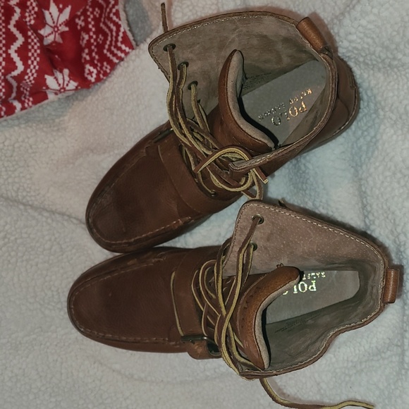 Polo by Ralph Lauren men's Ranger boots with buckle 8D - Picture 2 of 5